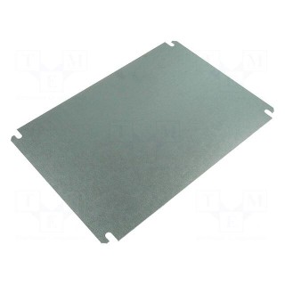 Mounting plate | steel | W: 238mm | L: 338mm | Thk: 1.5mm | Plating: zinc