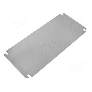 Mounting plate | steel | W: 338mm | L: 518mm | Thk: 1.5mm | Plating: zinc