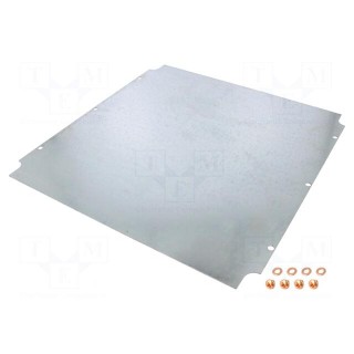 Mounting plate | steel | W: 383mm | L: 388mm | HM-1590ZGRP253