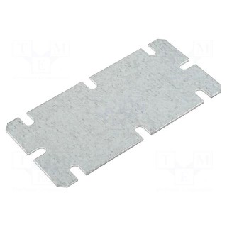 Mounting plate | steel | W: 48mm | L: 98mm | Series: MNX | ABS100/100