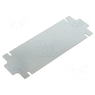 Mounting plate | steel | W: 64.45mm | L: 181.15mm | Thk: 1.5mm