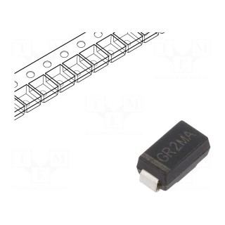 Diode: rectifying | SMD | 1000V | 1.5A | 500ns | Package: reel,tape | SMA