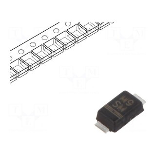 Diode: rectifying | SMD | 1kV | 1.5A | 1.8us | DO219AB,SMF | Ufmax: 1.1V