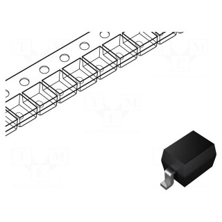 Diode: rectifying | SMD | 1kV | 1A | 75ns | 1F (DO214AC) | Ufmax: 2.1V