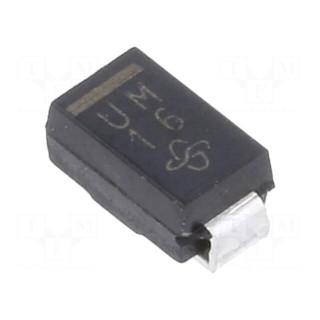 Diode: rectifying | SMD | 1kV | 1A | 75ns | DO214AC,SMA | Ufmax: 1.7V