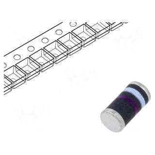 Diode: rectifying | SMD | 1kV | 1A | DO213AB | Ufmax: 1.2V | Ifsm: 30A