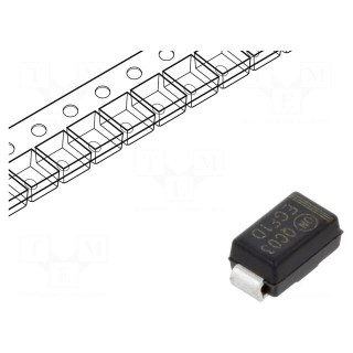 Diode: rectifying | SMD | 200V | 1A | 50ns | SMA | Ufmax: 1V | Ifsm: 30A | 2W