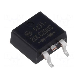 Diode: rectifying | SMD | 200V | 20A | 25ns | STO220 (SC83 similar)