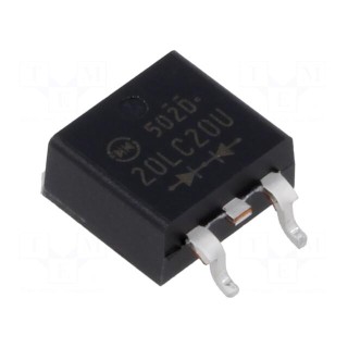 Diode: rectifying | SMD | 200V | 20A | 35ns | STO220 (SC83 similar)