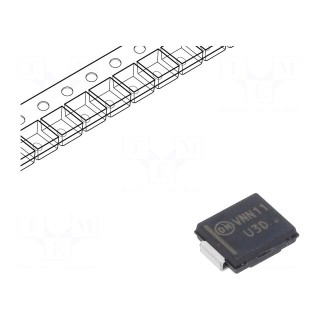 Diode: rectifying | SMD | 200V | 3A | 35ns | SMC | Ufmax: 0.89V | Ifsm: 100A