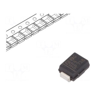 Diode: rectifying | SMD | 400V | 1A | 14ns | Package: tape | SMB | Ifsm: 30A