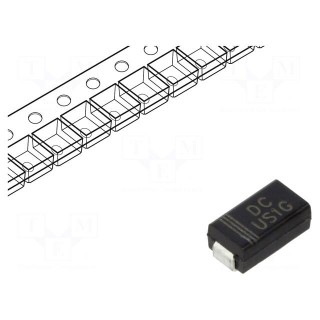 Diode: rectifying | SMD | 400V | 1A | 50ns | SMA | Ufmax: 1.3V | Ifsm: 30A
