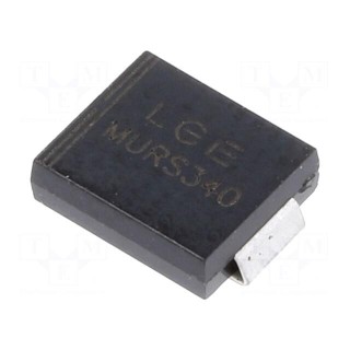 Diode: rectifying | SMD | 400V | 3A | 50ns | SMC | Ufmax: 1.25V | Ifsm: 125A