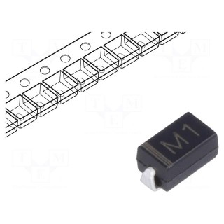 Diode: rectifying | SMD | 50V | 1A | SMA | Ufmax: 1.1V | Ifsm: 30A