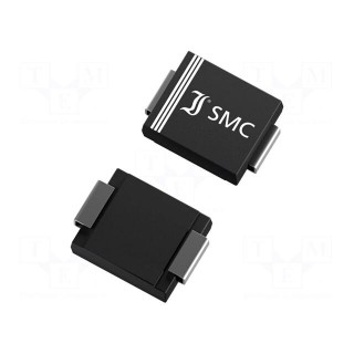 Diode: TVS | 3kW | 24.4÷27.1V | 84.5A | unidirectional | ±5% | SMC