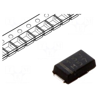 Diode: rectifying | SMD | 600V | 1.5A | DO220AA,SMP | Ufmax: 0.868V