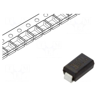 Diode: rectifying | SMD | 600V | 1A | 35ns | SMA | Ufmax: 1.7V | Ifsm: 30A