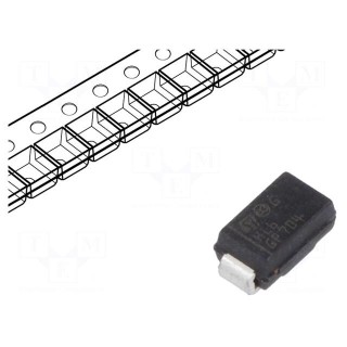 Diode: rectifying | SMD | 600V | 1A | 80ns | Package: reel,tape | SMA