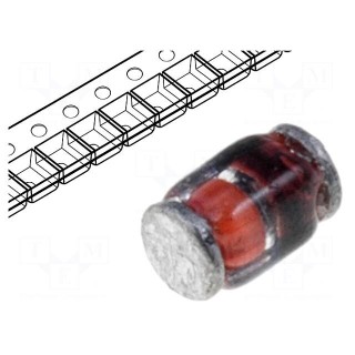 Diode: switching | SMD | 100V | 0.2A | 4ns | MicroMELF | Ifsm: 2A
