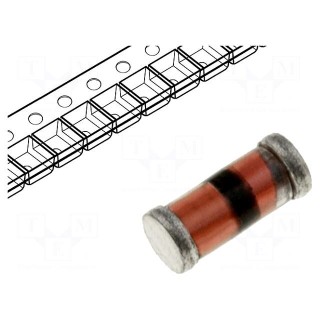 Diode: switching | SMD | 75V | 0.15A | 4ns | MiniMELF glass | Ufmax: 1V