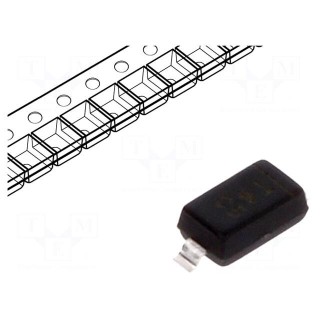 Diode: switching | SMD | 100V | 4ns | SOD123 | Ufmax: 1.25V | 2A | 400mW