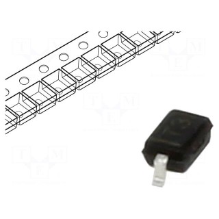 Diode: switching | SMD | 200V | 0.2A | 50ns | SOD323 | Ufmax: 1.25V | 0.25W