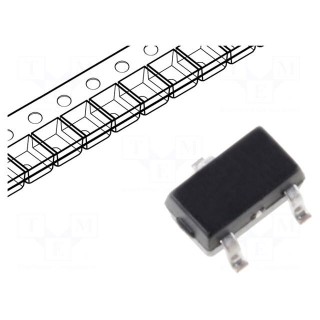 Diode: switching | 150V | 100mA | SOT323 | common cathode,double
