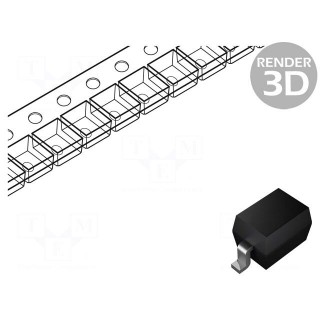 Diode: switching | SMD | 75V | 300mA | 4ns | SOD323 | Ufmax: 1.25V
