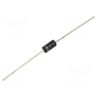Diode: rectifying | THT | 200V | 2A | reel,tape | Ifsm: 60A | DO15 | Ir: 50uA