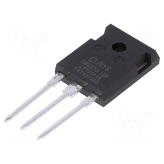 Diode: rectifying | THT | 1.2kV | 30A | tube | Ifsm: 200A | TO247-3 | 165W