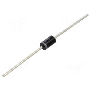 Diode: rectifying | THT | 1.3kV | 3A | Ammo Pack | Ifsm: 100A | DO201