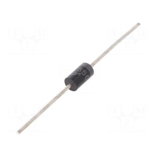 Diode: rectifying | THT | 1.3kV | 3A | tape | Ifsm: 200A | DO27 | Ufmax: 1.1V