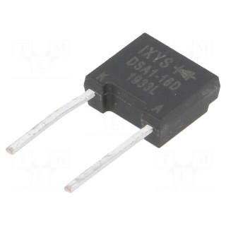 Diode: rectifying | THT | 1.6kV | 2.3A | tube | Ifsm: 110A | FP-Case