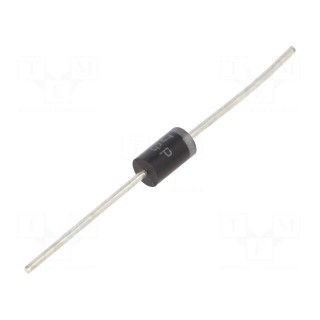 Diode: rectifying | THT | 1.6kV | 3A | reel,tape | Ifsm: 100A | DO201AD