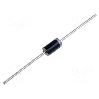 Diode: rectifying | THT | 1000V | 3A | tape | Ifsm: 125A | DO27 | Ufmax: 1.3V