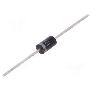 Diode: rectifying | THT | 1kV | 3A | Ammo Pack | Ifsm: 200A | DO27