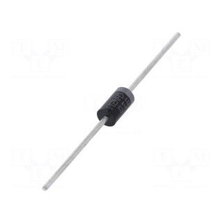 Diode: rectifying | THT | 1kV | 3A | Ammo Pack | Ifsm: 55A | DO201AD | 75ns