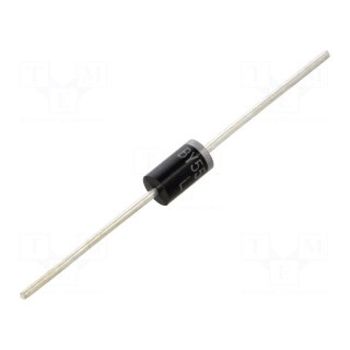 Diode: rectifying | THT | 1kV | 5A | Ifsm: 300A | DO27 | Ufmax: 1.1V