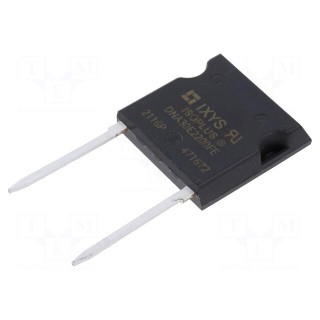 Diode: rectifying | THT | 2.2kV | 30A | tube | Ifsm: 370A | Ufmax: 1.22V