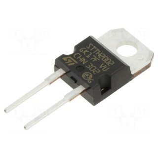 Diode: rectifying | THT | 200V | 20A | tube | Ifsm: 175A | TO220AC | 16ns