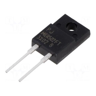 Diode: rectifying | THT | 200V | 5A | tube | Ifsm: 100A | ITO220AC | Ir: 60uA