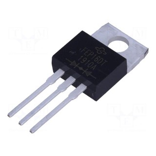 Diode: rectifying | THT | 200V | 8Ax2 | tube | Ifsm: 200A | TO220AB | 35ns