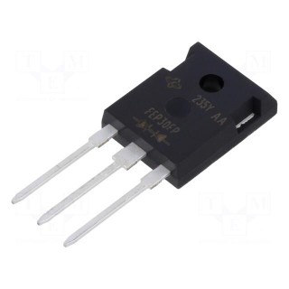 Diode: rectifying | THT | 300V | 15Ax2 | tube | Ifsm: 300A | TO247AD | 50ns