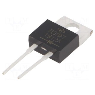Diode: rectifying | THT | 300V | 16A | tube | Ifsm: 250A | TO220AC | 50ns