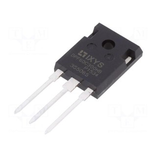 Diode: rectifying | THT | 300V | 30Ax2 | tube | Ifsm: 400A | TO247-3