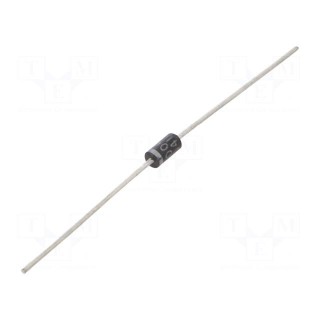 Diode: rectifying | THT | 400V | 1A | Ammo Pack | Ifsm: 30A | DO41 | Ir: 50uA