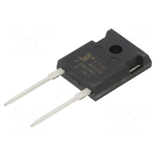Diode: rectifying | THT | 400V | 60A | tube | Ifsm: 600A | TO247-2 | Ir: 1mA