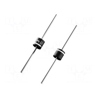 Diode: rectifying | THT | 120V | 20A | Ammo Pack | Ifsm: 650A | P600 | 300ns