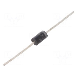 Diode: rectifying | THT | 50V | 6A | tape | Ifsm: 200A | DO27 | Ufmax: 1.1V