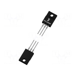 Diode: rectifying | THT | 600V | 10Ax2 | tube | Ifsm: 90A | ITO220AB | 25ns